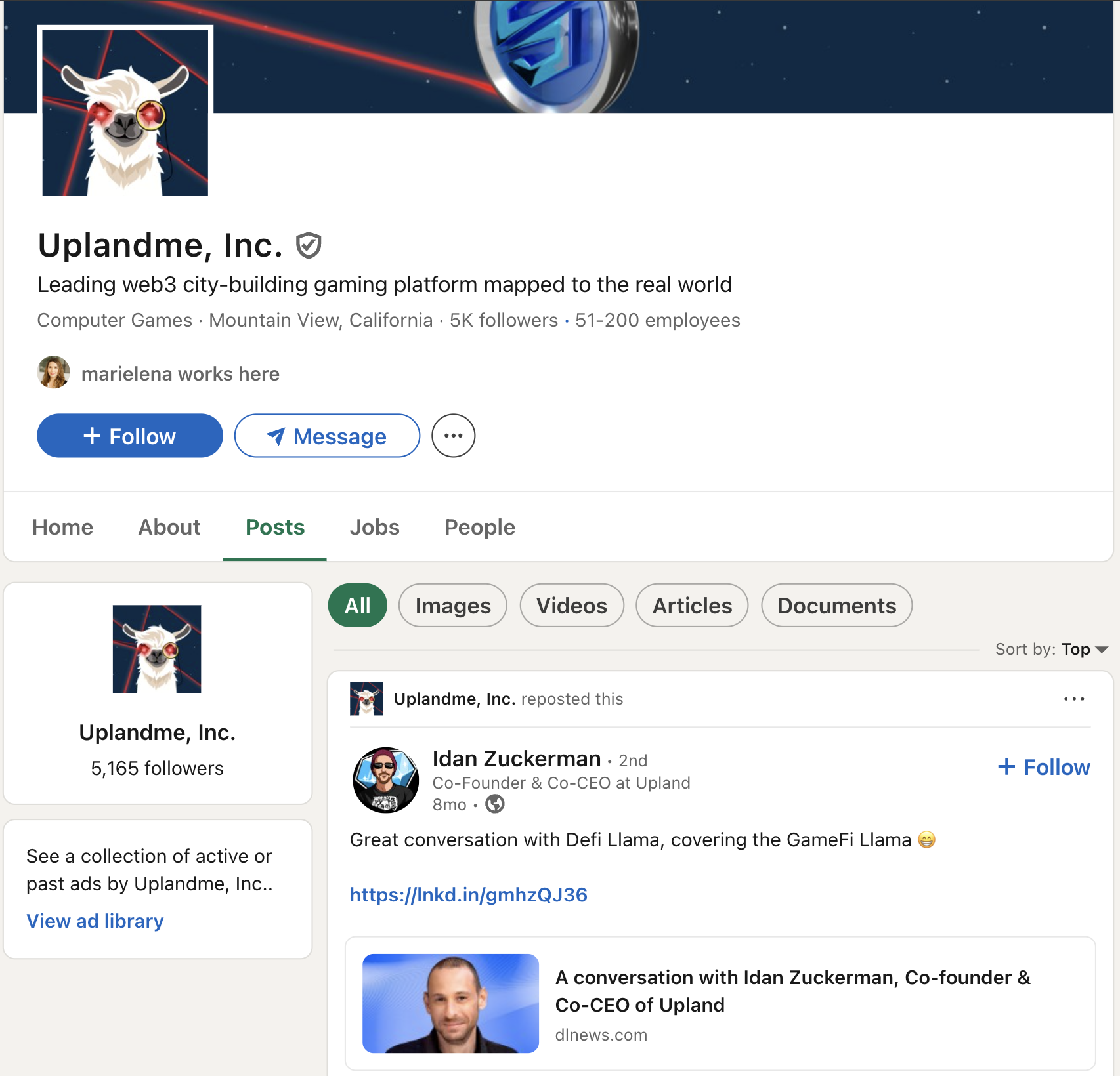 Upland Company Profile